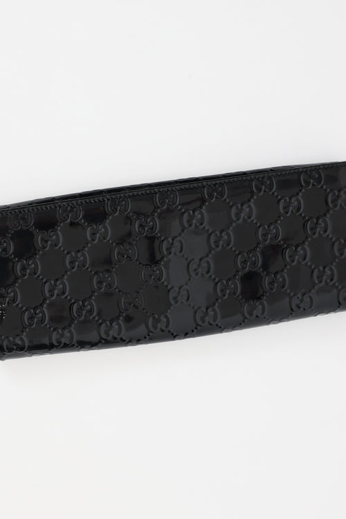 Gucci Patent GG Broadway Clutch