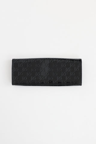 Gucci Patent GG Broadway Clutch