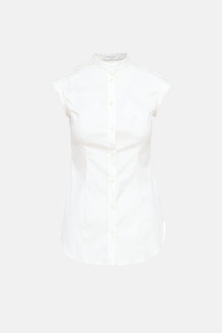 Brunello Cucinelli Short Sleeve Monili Shirt