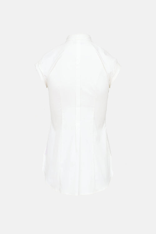 Brunello Cucinelli Short Sleeve Monili Shirt