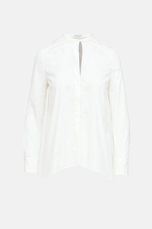 Brunello Cucinelli Monili Button Up Shirt