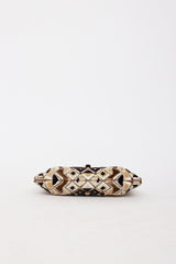 Bottega Veneta Embroidered Velvet  Shoulder Bag