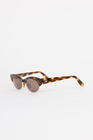 Chanel Oval Sunglasses