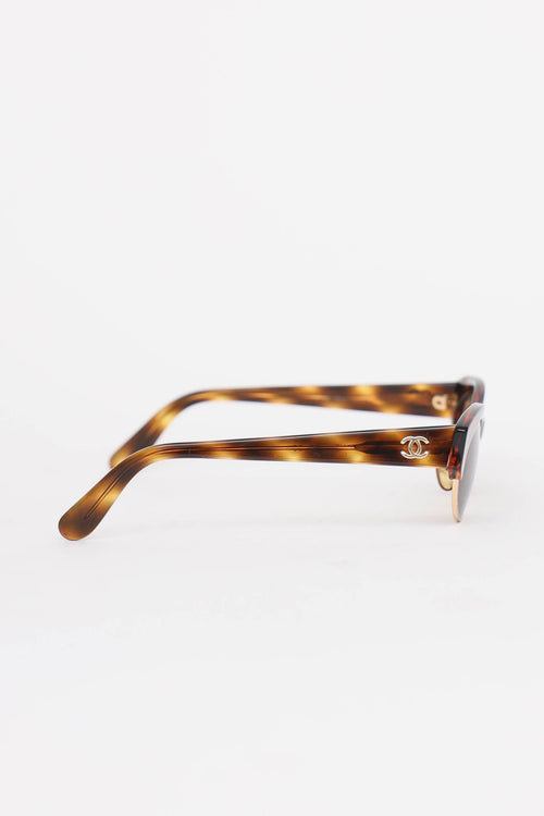 Chanel Oval Sunglasses