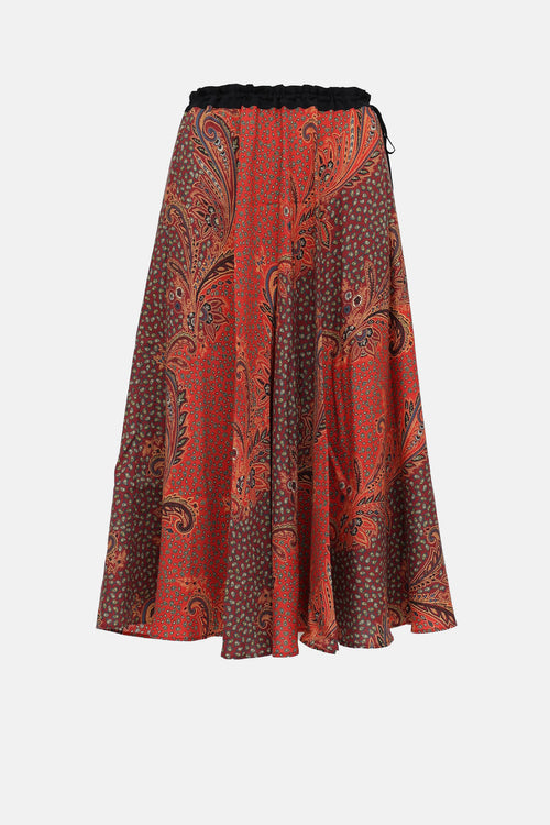 Etro Paisley Midi Gonne Skirt