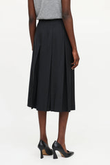 Ferragamo Pleated Scarf Skirt