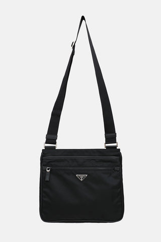 Prada Nylon Saffiano Crossbody Bag