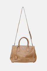 Prada Stitched Double Zip Galleria  Bag