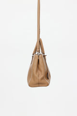 Prada Stitched Double Zip Galleria  Bag
