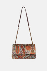 Etro Velvet Paisley Flap Bag