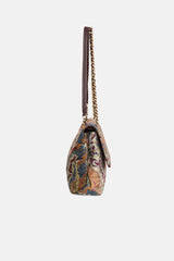 Etro Velvet Paisley Flap Bag