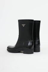 Gucci Mid Rubber Rain Boot