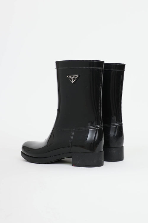 Gucci Mid Rubber Rain Boot