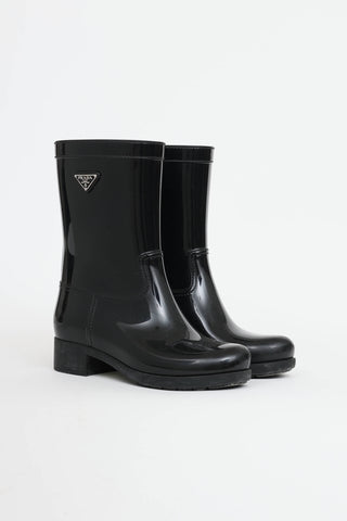 Gucci Mid Rubber Rain Boot