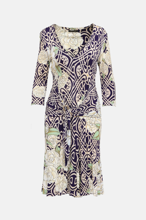 FW 2006 Floral Wrap Dress