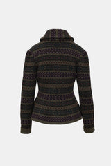 Ralph Lauren Purple Cashmere Pattern Sweater
