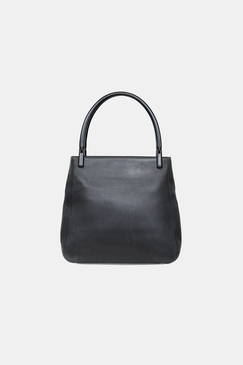 Prada Acrylic Handle Tote Bag