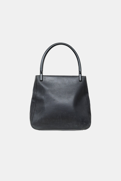 Prada Acrylic Handle Tote Bag