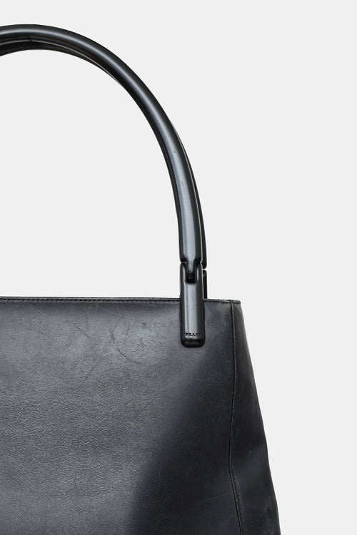 Prada Acrylic Handle Tote Bag