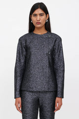 Versace 1998 Metallic Tweed Set