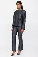Versace 1998 Metallic Tweed Set