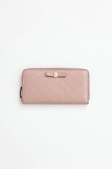 Gucci Guccissima Bow Zip Wallet
