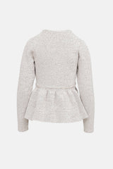 Tibi Knit Peplum Sweater