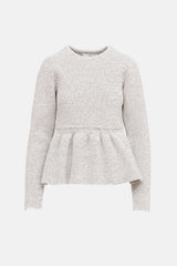 Tibi Knit Peplum Sweater