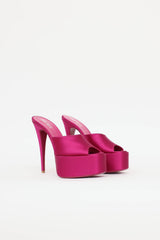 Paris Texas Satin Mariana High Heel Mule