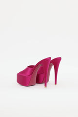 Paris Texas Satin Mariana High Heel Mule