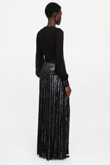Temperley Sheer Sequin Gown