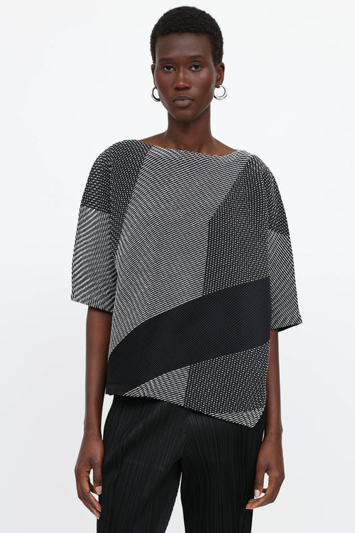 Issey Miyake Shashiko Pleats  Top