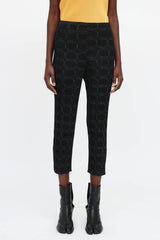 Pleats Please Issey Miyake Pleated Embroidered Pants