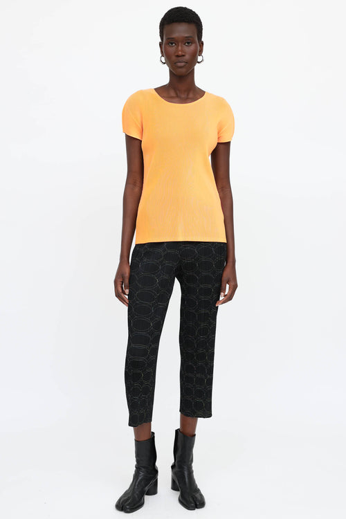 Pleats Please Issey Miyake Short Sleeve Top