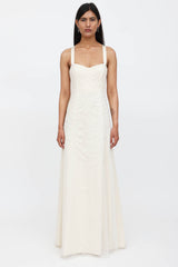 Armani Beaded Applique Gown