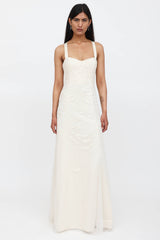 Armani Beaded Applique Gown