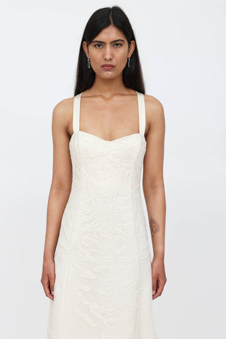 Armani Beaded Applique Gown