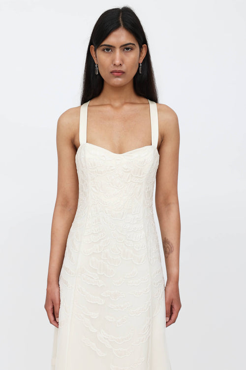 Armani Beaded Applique Gown