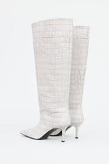 Acne Studios Leather Embossed Boot