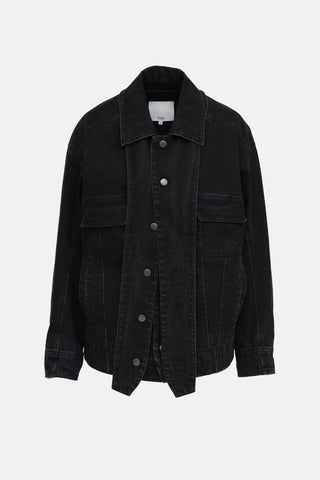 Tibi Convertible Denim Jacket