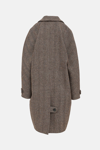Smythe Single Breasted Chevron Coat