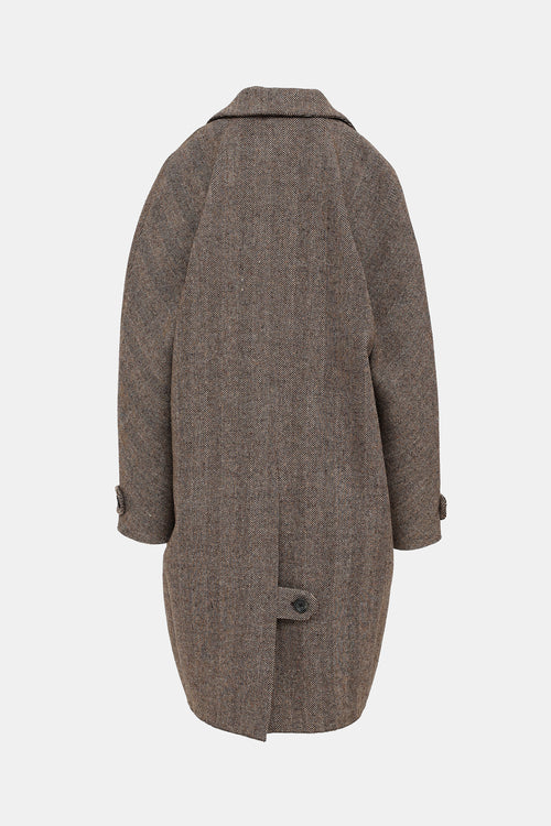 Smythe Single Breasted Chevron Coat