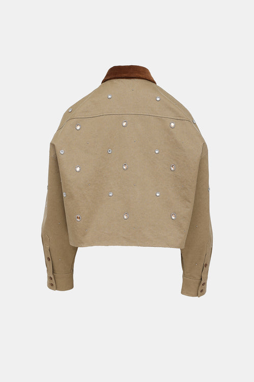 Sandro Embellished Cropped Jacket
