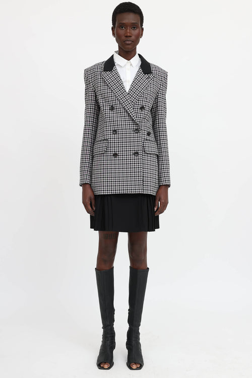 Tibi Gingham Blazer