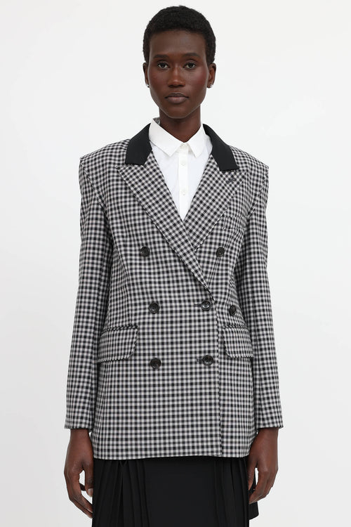 Tibi Gingham Blazer