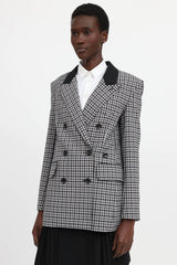 Tibi Gingham Blazer