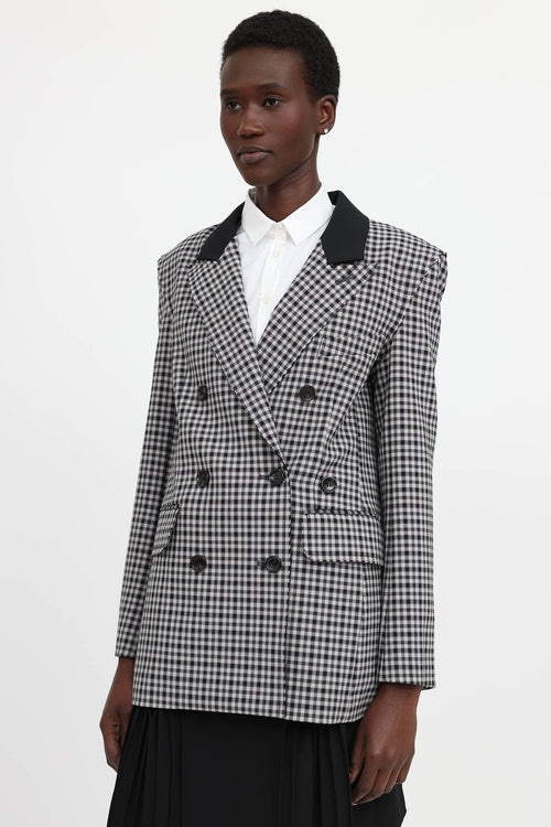Tibi Gingham Blazer