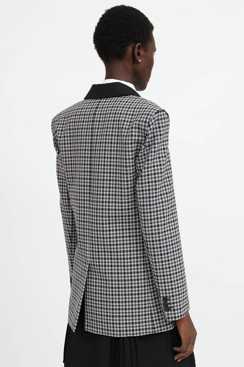 Tibi Gingham Blazer