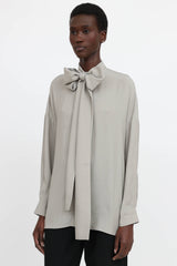 Tibi Bow Tie Shirt