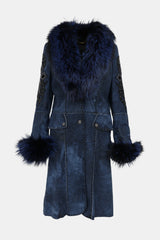 Valiant Suede Embellished Coat